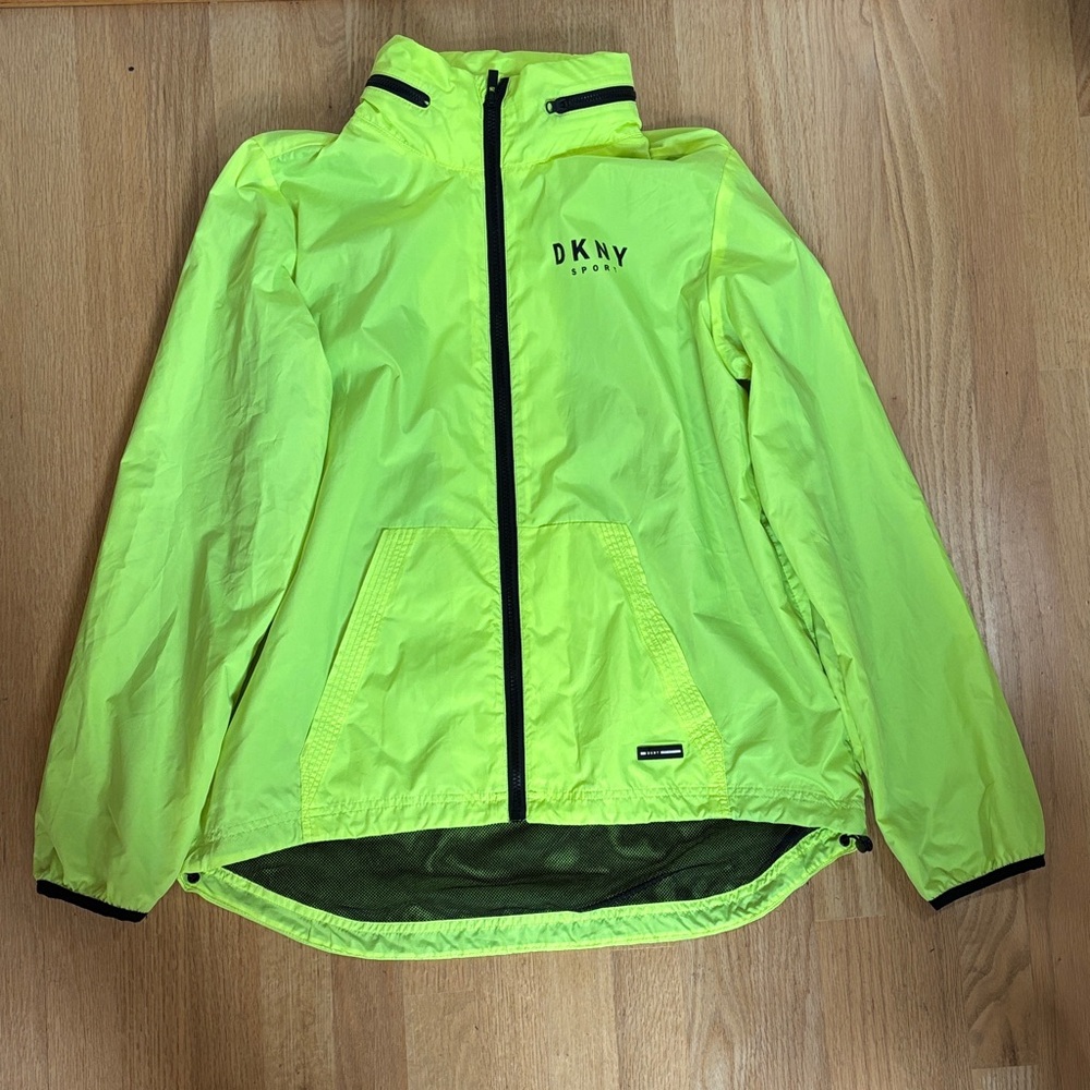 DKNY Hi Vis Yellow Windbreaker